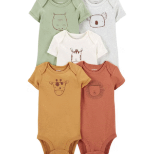 Kit body bebê 10 peças bichinhos multicor | Carter's