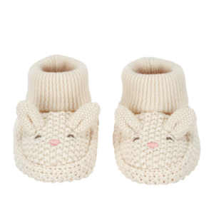 Pantufa bebê de tricot bichinho bege | Carter's